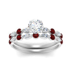 Load image into Gallery viewer, ruby-round-and-marquise-round-bridal-wedding-rings-in-white-gold-FD9398RO1GRUDRANGLE5-NL-WG_5c14c8c1-c551-4466-bdbe-d86457d26b64.jpg?v=1756378663
