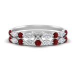 Load image into Gallery viewer, Round And Marquise Bridal Semi Mount Wedding Set
