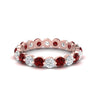 Load image into Gallery viewer, 2 Carat Round Cut Shared Prong Eternity Ring