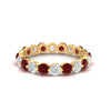 Load image into Gallery viewer, 2 Carat Round Cut Shared Prong Eternity Ring