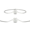 Load image into Gallery viewer, Alphabet disc diamond bracelet