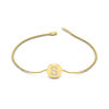 Load image into Gallery viewer, Alphabet disc diamond bracelet