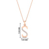 Load image into Gallery viewer, s-shimmering-diamond-letter-pendant-in-FDPD11292S-NL-RG