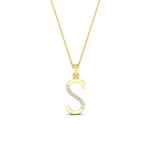 Load image into Gallery viewer, s-shimmering-diamond-letter-pendant-in-FDPD11292S-NL-YG
