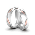 Thumbnail 4 - Same Sex Two Tone Wedding Bands
