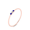 Load image into Gallery viewer, sapphire-3-stone-bezel-delicate-ring-in-rose-gold-FD9412RORGSABL-NL-RG.jpg