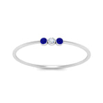 Load image into Gallery viewer, sapphire-3-stone-bezel-delicate-ring-in-white-gold-FD9412RORGSABL-NL-WG.jpg
