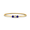 Load image into Gallery viewer, sapphire-3-stone-bezel-delicate-ring-in-yellow-gold-FD9412RORGSABL-NL-YG.jpg
