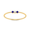 Load image into Gallery viewer, sapphire-3-stone-bezel-delicate-ring-in-yellow-gold-FD9412RORGSABL-NL-YG.jpg