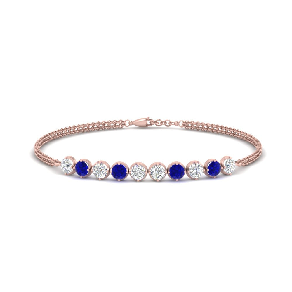 Diamond Anniversary Chain Bracelet