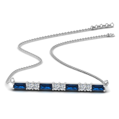 Baguette Bar Necklace