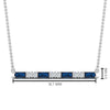 Load image into Gallery viewer, sapphire-baguette-bar-diamond-necklace-in-FD-PD86790GSABL-NL-WG
