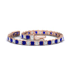 Load image into Gallery viewer, Basket Tennis 11 Ct Square Cut Bracelet

