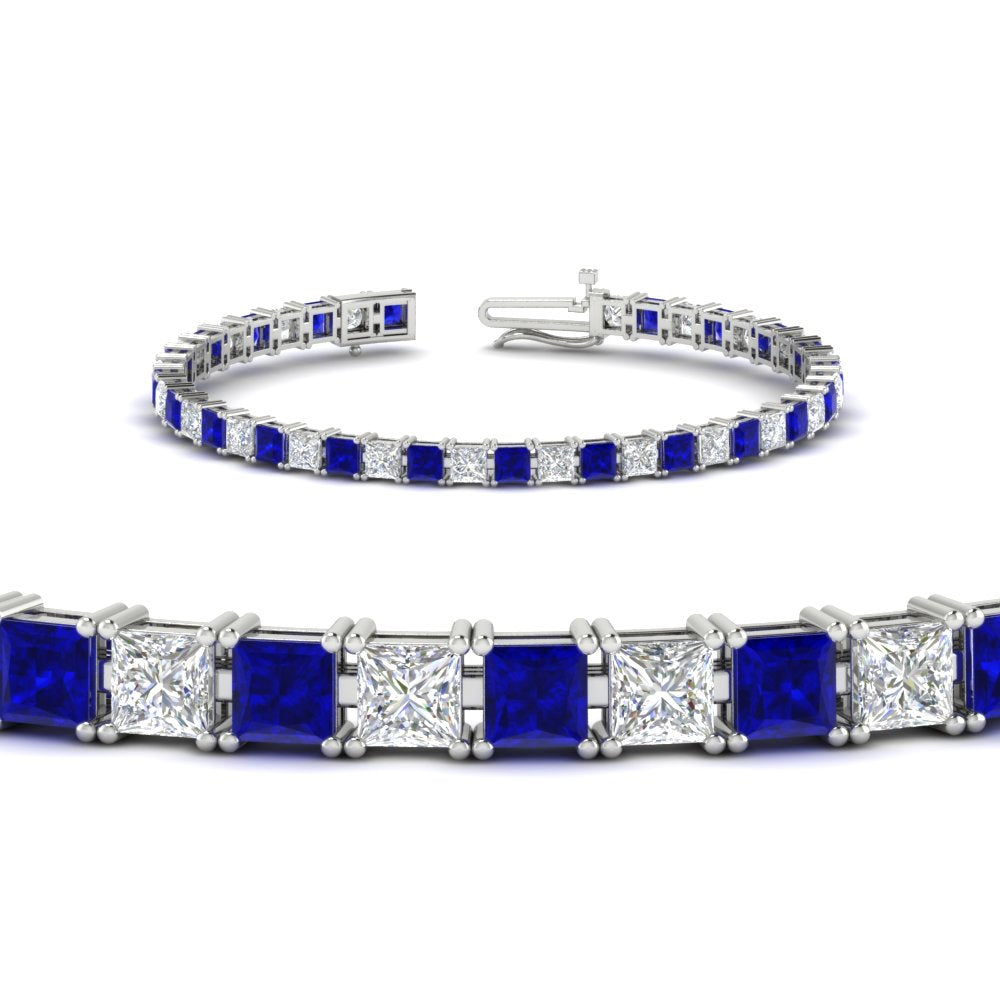 Basket Tennis 11 Ct Square Cut Bracelet
