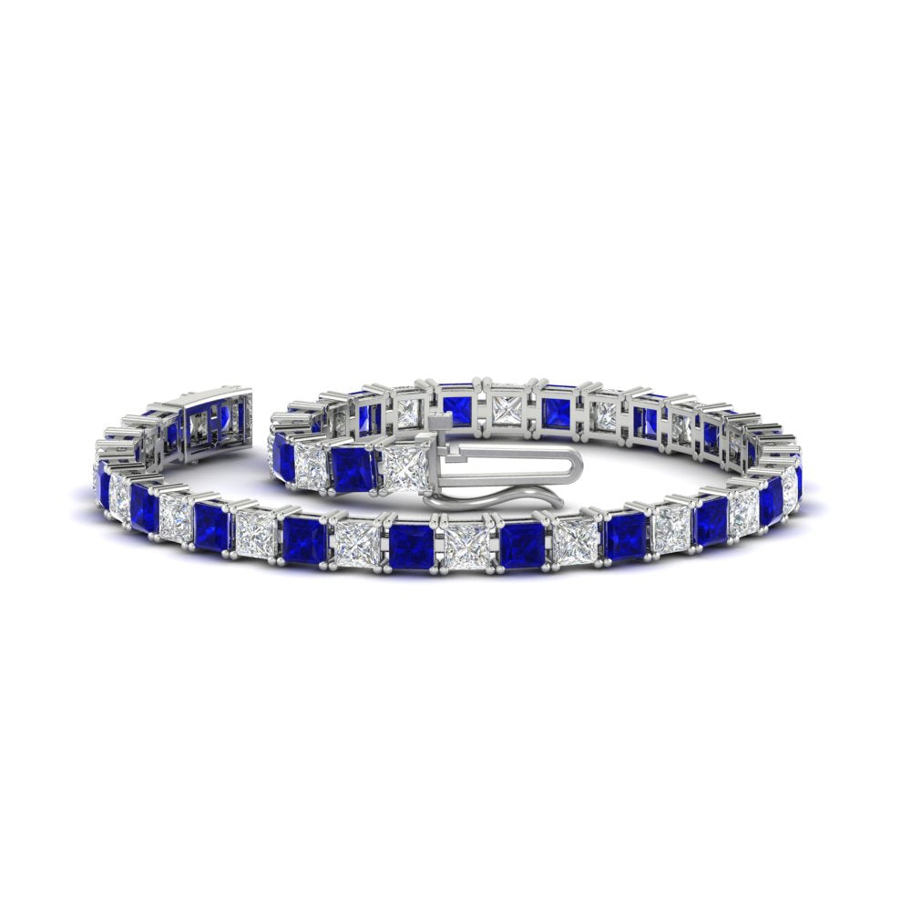 Basket Tennis 11 Ct Square Cut Bracelet