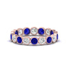 Load image into Gallery viewer, sapphire-bezel-eternity-ring-1.80-carat-in-rose-gold-FDEWB10558-0.10CTGSABLANGLE3-NL-RG