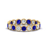 Load image into Gallery viewer, sapphire-bezel-eternity-ring-1.80-carat-in-yellow-gold-FDEWB10558-0.10CTGSABLANGLE3-NL-YG