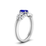 Load image into Gallery viewer, sapphire-bezel-wedding-ring-set-in-white-gold-FDENS3110OVGSABL-NL-WG-GS.jpg