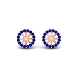 Load image into Gallery viewer, sapphire-earring-jacket-for-2-carat-round-stud-earrings-in-rose-gold-fdear11307gsablangle1-0-50ct-nl-rg.jpg
