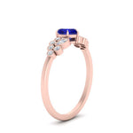 Load image into Gallery viewer, sapphire-heart-cluster-diamond-ring-in-rose-gold-FDENS3110HTRGSABL-NL-RG.jpg
