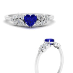 Load image into Gallery viewer, sapphire-heart-cluster-diamond-ring-in-white-gold-FDENS3110HTRGSABL-NL-WG.jpg
