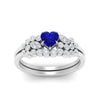 Load image into Gallery viewer, sapphire-heart-cluster-diamond-wedding-ring-set-in-white-gold-FDENS3110HTGSABL-NL-WG.jpg