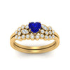Load image into Gallery viewer, sapphire-heart-cluster-diamond-wedding-ring-set-in-yellow-gold-FDENS3110HTGSABL-NL-YG.jpg