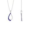 Load image into Gallery viewer, sapphire-infinity-style-floating-diamond-pendant-in-FDPD11363GSABL-NL-WG