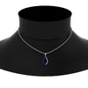 Load image into Gallery viewer, sapphire-infinity-style-floating-diamond-pendant-in-FDPD11363GSABL-NL-WG