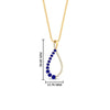 Load image into Gallery viewer, sapphire-infinity-style-floating-diamond-pendant-in-FDPD11363GSABL-NL-YG