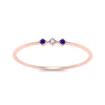 Load image into Gallery viewer, sapphire-minimalist-3-stone-band-in-rose-gold-FD9411RORGSABL-NL-RG.jpg
