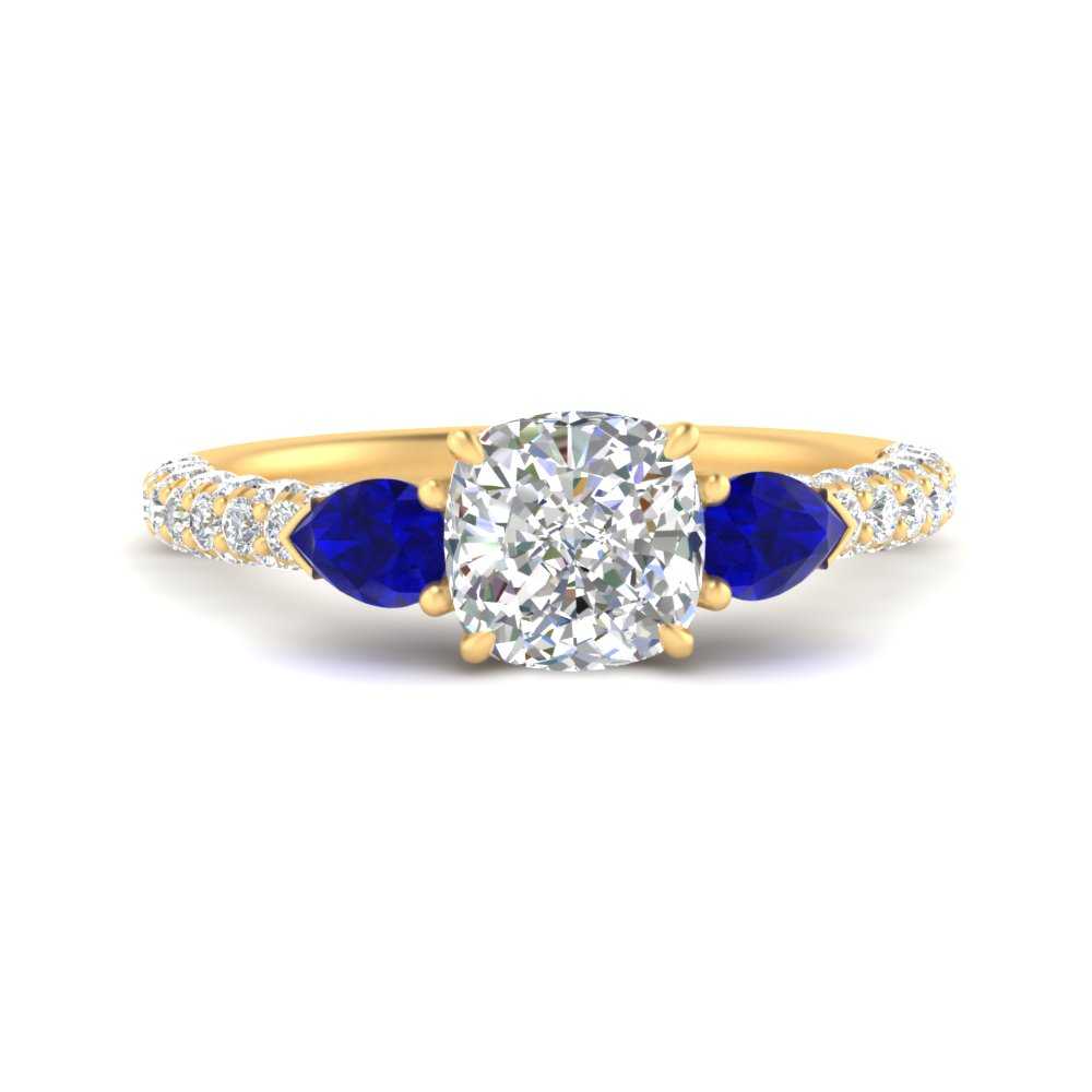 sapphire-pear-accented-3-row-cushion-cut-engagement-ring-in-yellow-gold-FD9982CURGSABLANGLE3-NL-YG