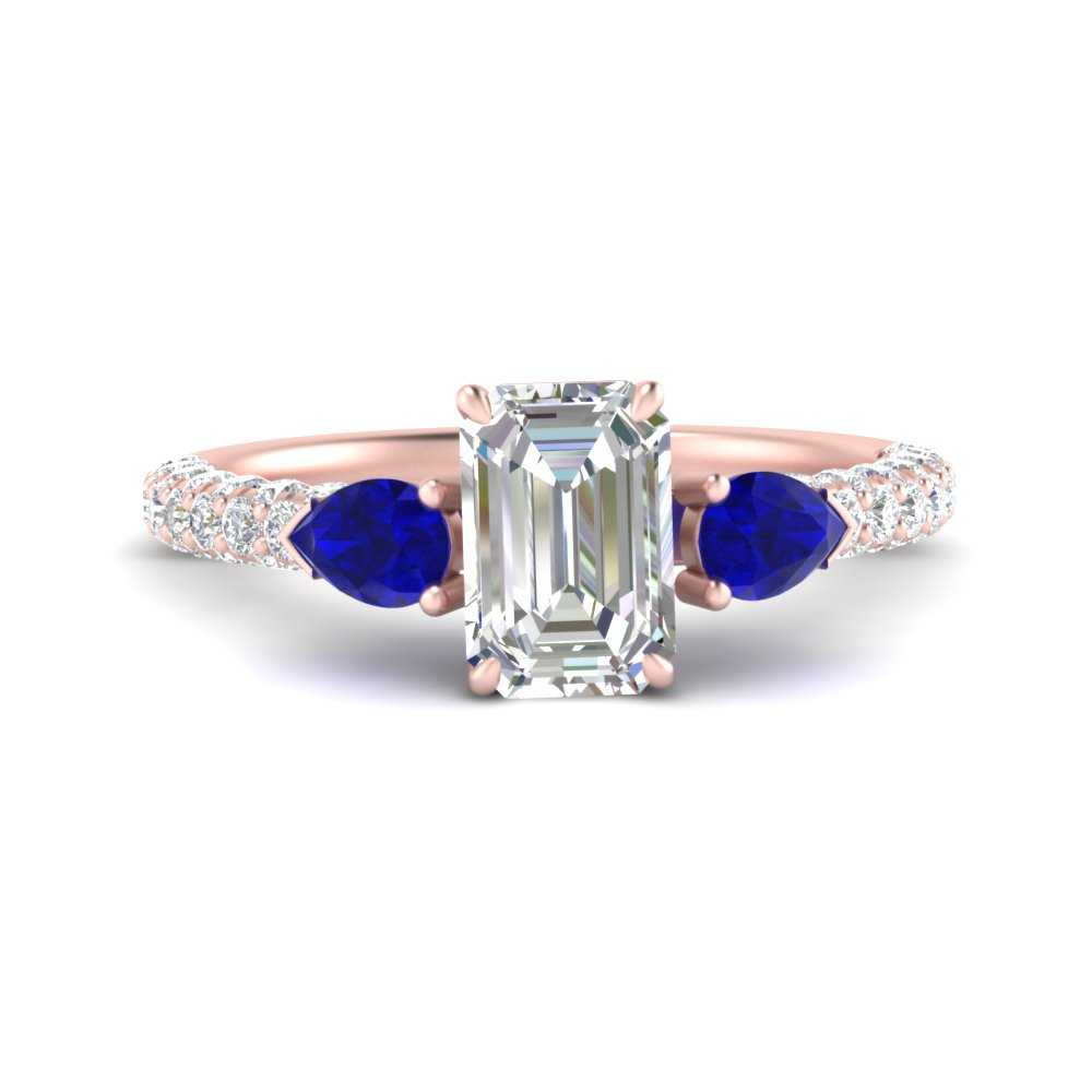 sapphire-pear-accented-3-row-emerald-cut-engagement-ring-in-rose-gold-FD9982EMRGSABLANGLE3-NL-RG