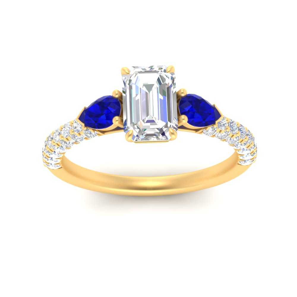 sapphire-pear-accented-3-row-emerald-cut-engagement-ring-in-yellow-gold-FD9982EMRGSABLANGLE3-NL-YG