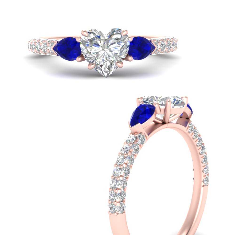 sapphire-pear-accented-3-row-heart-shaped-engagement-ring-in-rose-gold-FD9982HTRGSABLANGLE3-NL-RG