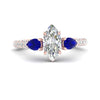 Load image into Gallery viewer, sapphire-pear-accented-3-row-marquise-cut-engagement-ring-in-rose-gold-FD9982MQRGSABLANGLE3-NL-RG