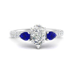 Load image into Gallery viewer, sapphire-pear-accented-3-row-pear-shaped-engagement-ring-in-white-gold-FD9982PERGSABLANGLE3-NL-WG
