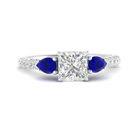 sapphire-pear-accented-3-row-princess-cut-engagement-ring-in-white-gold-FD9982PRRGSABLANGLE3-NL-WG
