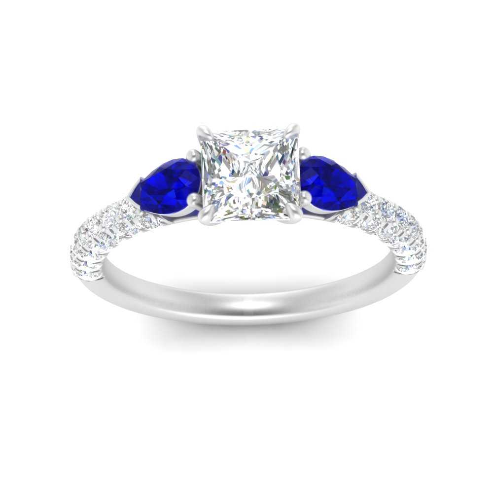 sapphire-pear-accented-3-row-princess-cut-engagement-ring-in-white-gold-FD9982PRRGSABLANGLE3-NL-WG
