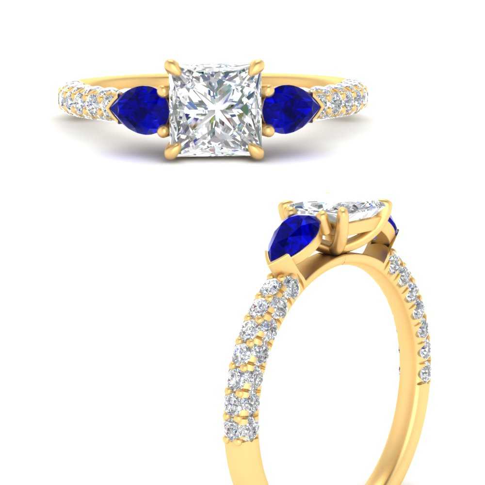 sapphire-pear-accented-3-row-princess-cut-engagement-ring-in-yellow-gold-FD9982PRRGSABLANGLE3-NL-YG
