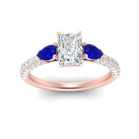 sapphire-pear-accented-3-row-radiant-cut-engagement-ring-in-rose-gold-FD9982RARGSABLANGLE3-NL-RG