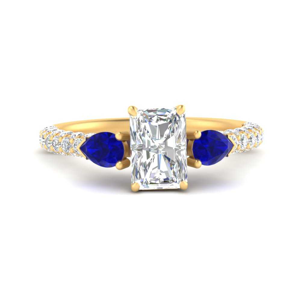 sapphire-pear-accented-3-row-radiant-cut-engagement-ring-in-yellow-gold-FD9982RARGSABLANGLE3-NL-YG