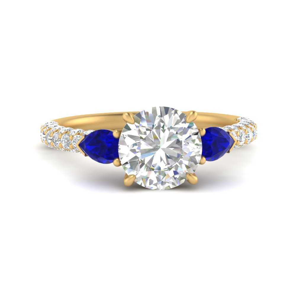 sapphire-pear-accented-3-row-round-cut-engagement-ring-in-yellow-gold-FD9982RORGSABLANGLE3-NL-YG