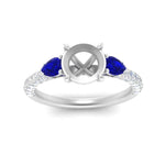 Load image into Gallery viewer, sapphire-pear-accented-3-row-semi-mount-engagement-ring-in-white-gold-FD9982SMRGSABLANGLE3-NL-WG
