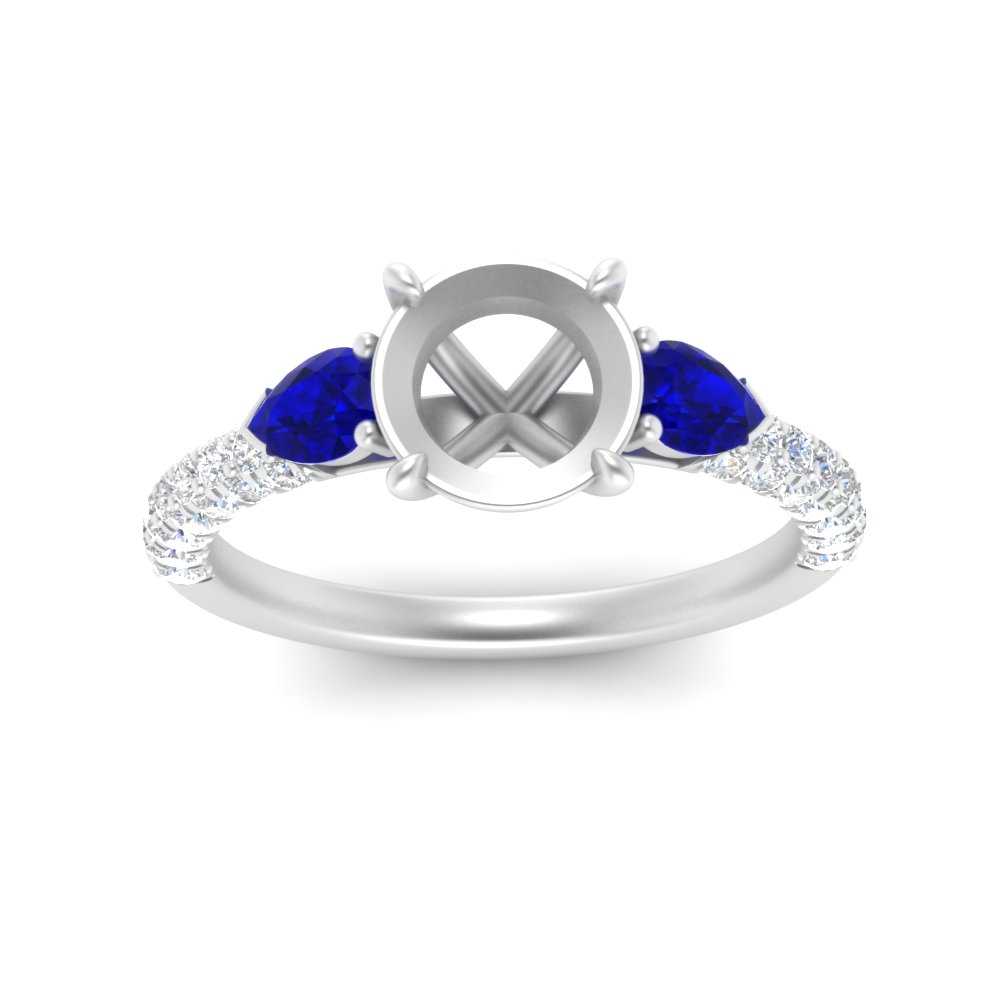 sapphire-pear-accented-3-row-semi-mount-engagement-ring-in-white-gold-FD9982SMRGSABLANGLE3-NL-WG