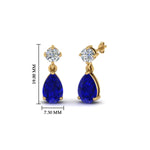 Load image into Gallery viewer, sapphire-pear-drop-stud-diamond-earring-in-yellow-gold-FDEAR8386GSABL-NL-YG-GS_1080x1080_75da4afc-3399-4038-b1d9-5f2b068e4ade
