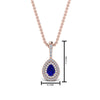 Load image into Gallery viewer, sapphire-pear-shaped-double-halo-diamond-pendant-in-FDPD86826PE(6.0X4.0MM)GSABL-NL-RG-GS