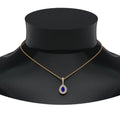 Thumbnail 66 - sapphire-pear-shaped-double-halo-diamond-pendant-in-FDPD86826PE(6.0X4.0MM)GSABL-NL-YG-GS
