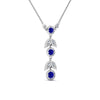 Load image into Gallery viewer, sapphire-petal-diamond-drop-necklace-in-FDPD8598GSABLANGLE2-NL-WG