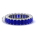 Load image into Gallery viewer, Diamond Ring 6 Carat Eternity Emerald Cut Band
